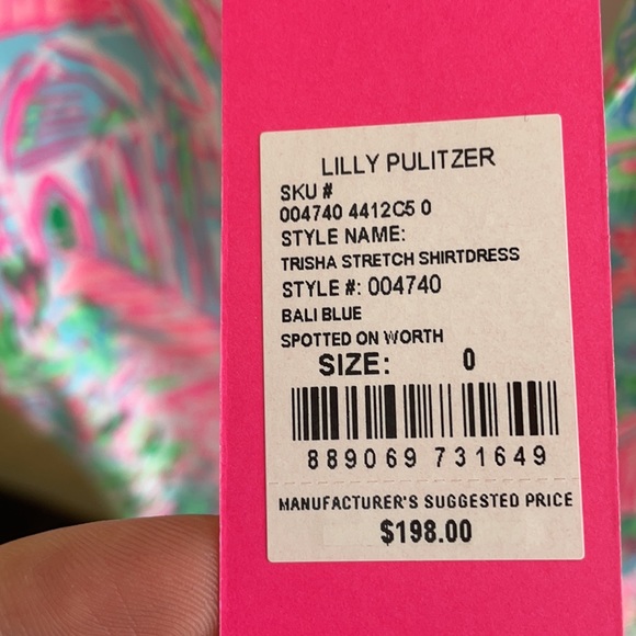 Lilly Pulitzer Patterned Dress with Collar - Picture 4 of 11